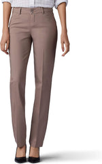 Lee Women's Secretly Shapes Regular Fit Straight Leg Pant