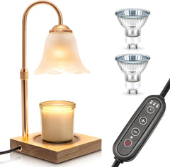 DORESshop Candle Warmer Lamp, Electric Candle Lamp Warmer with 2 Bulbs, Dimmable for Jar Candles, Ideal Gifts for Mom