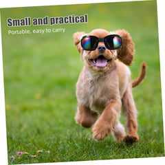 Zerodeko 3pcs Large Dog Goggles: Sun Protection Dog Sunglasses Windproof Waterproof Pet Glasses with Adjustable Strap for Driving Motorcycle