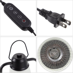 VICASKY 1Set Candle Warmer Lamp with Timer Dimmable Function Stylish Wax Melt Warmer for Scented Wax Night Light for Bedroom Office Home Decor Lightweight Design