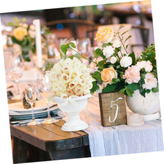 TOYANDONA European Style Plastic Roman Planter Chic Decorative Flowerpot for Compact Reusable Design for Use Height