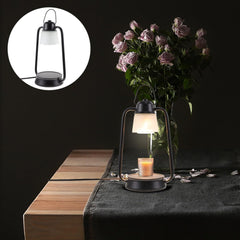 VICASKY 1Set Candle Warmer Lamp with Timer Dimmable Function Stylish Wax Melt Warmer for Scented Wax Night Light for Bedroom Office Home Decor Lightweight Design