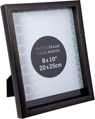 Shiny Decorative PS, 8 x 10 inches, Gun Beautiful Metallic Photo Frame, 8" x 10",65086DC-GU