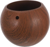 Iron Metal Table Lamp Base Shade Retro Nordic Style Globe Stand for Living Room Decor Height Walnut Finish Decorative Lighting