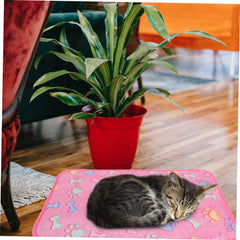 Toyvian 3pcs Soft Pet Blanket Warm Fleece Dog and Cat Blankets Cute Patterns for Small Pets for Puppy and Kitten Beds