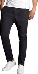 Men's Stretch Fit Cotton Twill Pants. Multiple Colors