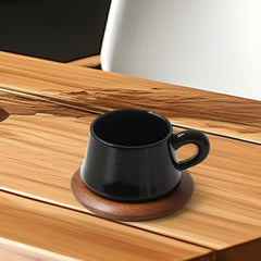 Ceramic Coffee Mug with Saucer Coffeeware 300 ml Birthday Gift Espresso Cup Coffee Cup for Office Afternoon Tea Milk