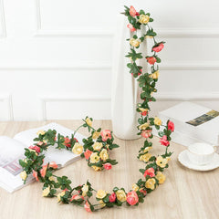 Spring Easter Artificial Flowers for Decoration Artificial Plants OutdoorArtificial Peony Vine Flowers Garland Hanging Silk Plants Vine for Wedding Arch Party Garden Home Bedroom Office Wall(n198)