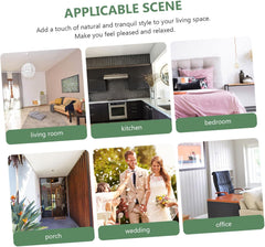 Artificial Violet Flower Vine Petal Faux Hanging Garland for Wedding Home Decor Boho Style White Green Simulation Plants for Table Centerpiece and Office Decoration