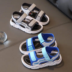 Boy Fashion Comfortable Beach Sandals With Soft Soles In Summer Kids House Slides Boys