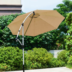 Umbrella Replacement Canopy Cover for 8.9/9.8ft 8 Ribs,Parasol Replacement Covers 8 Ribs Market Patio Umbrella Canopy Cover for Outdoor Garden Patio