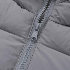 HILEELANG Kids Boy Girl Puffer Jacket Coat Hood Mid Length Light Weight Warm Insulated Padded Winter Outwear