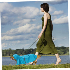 SUPVOX Hooded Dog Raincoat Reflective Design Lightweight Outdoor Coat for Large Dogs for Rainy and Outdoor Activities