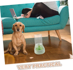 Gravity Pet Water Dispenser: Cat Dog Automatic Waterer Feeder 2.2l Large Capacity Water Feeding Fountain for Small Medium Large-Sized Pets
