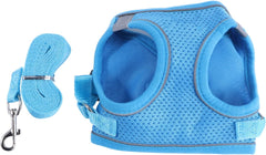 Vest Type Dog Harness Pet Harness Set Leash Reflective Mesh for Dogs to Comfortable Safe Training