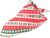Christmas Dog Bandana Scarf for Pets Holiday Bib Festive Plaid Design for Photos Parties and Special Occasions