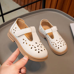IWIHMIV Girl Mary Jane Shoes Flat Dress Shoes for Little Kid/Big Kid Comfortable Mary Jane Shoes Flat Dress Shoes