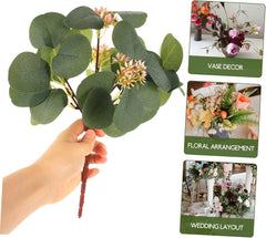 Eucalyptus Branch Fake Plant No Watering Needed Artificial Wedding Flowers