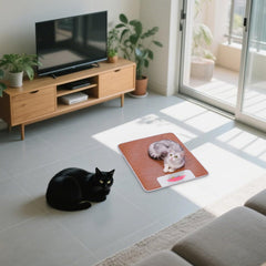 Cat Mat, Cooling Pad, Pet Supply, 15.75x11.81x0.39 Inches Ice Rattan, Wear-Resistant Design, for Sofa Bed Kennel Cage Car Indoor Outdoor Dog Cat Resting Comfort Use