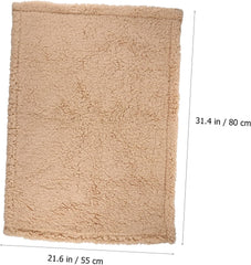 Pet Blanket Dog Bed Mat Warm Cashmere Cushion for Winter Comfort Cozy Sleeping Mat for Dogs and Puppies Machine Washable Soft for Cold Seasons