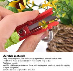 10Pcs Gardening Thumb Knife, Thumb Pruner Knife for Trimming Plants Farm Garden Orchard Pinch Beard Hand Tools
