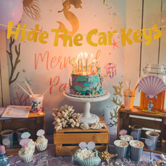 Hide The Car Keys Banner, Glitter Gold Pre-Strung 16th Birthday Banner Funny 15th & 16th Birthday Party Supplies for Boys Girls Photo Background Gifts