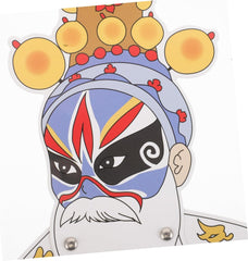 Housoutil 8Pcs DIY Chinese Shadow Puppet Making Kit for Cultural Traditional Art Experience Educational Tool for Classroom and Home Decor