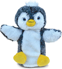DolliBu Penguin Plush Hand Puppet for Kids - Soft Stuffed Animal Hand Puppet Toy for Puppet Show Games Puppet Theaters for Kids, Adult Cute Puppets Educational Toy to Teach Children & Toddlers