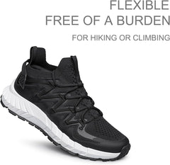 Mens Slip On Walking Running Sneakers Athletic Basketball Tennis Shoes Lightweight Workout Breathable Fashion Sneakers Black Size 9