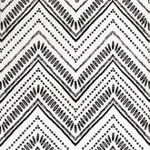 MulYeeh 17.5'' x 118'' Adhesive Peel and Stick Paper Herringbone Black White Wallpaper Removable Wall Covering Prepasted Decorative