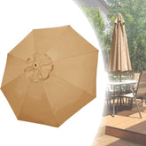 Round Replacement Parasol Canopy, 2m/6 Arms 2.7m/6 Arms 3.0m/6 Arms 2.7m/8 Arms 3.0m/8 Arms, Durable Polyester Parasol Umbrella Replacement Fabric Cover For Backyard Pool Umbrella, UV30+, Waterproof
