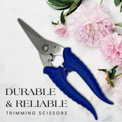 Flower Clippers, Garden Shears with Sharp Blades, Trimming Shears for Plants, Flowers and Trees, Must-Have Designing and Gardening Hand Tools