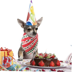 Christmas Pet Scarf Dog Cat Bandana for Holiday Celebrations Soft Durable Material for Christmas Pet Costumes Eye Catching Design