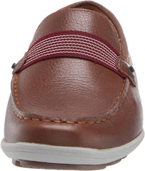 Driver Club USA Unisex-Child Boys/Girls Leather Luxury Fashion Driving Loafer with Grow Grain Detail