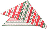 FRCOLOR Pet Christmas Bandana Scarf for Dogs and Cats Soft Holiday Accessory Adorable Patterns Breathable Design for Festive