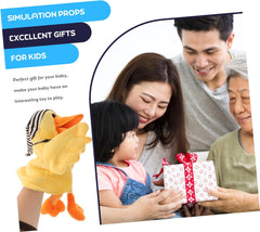 Plush Hand Puppet Adorable Duck for Interactive Storytelling Imagination Play and Birthday Party Favors Fun Role Play Accessory