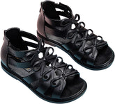 Toddler Sandals Size 5 Toddler Kids Little Child Girls Soild Bowknot Princress Shoes Soft Baby Toddler Sandals