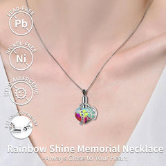 Pet Keepsakes for Dogs - Rotating Dog Memorial Photo Album with Pet Urn Necklace & Pet Hair Keepsake - Sympathy Gift for Dog Loss, Custom Picture Frame for Cats Remembrance