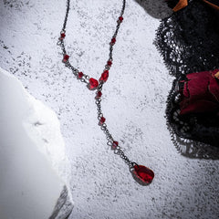 Goth Necklace Cross Necklaces for Women Jewelry Halloween Gothic Jewelry