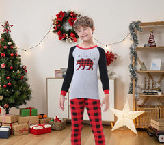 Dolphin&Fish Kids Christmas Pajamas Boys Christmas Pajamas Girls Pjs Holiday Clothes.