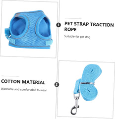 BESPORTBLE Pet Harness Set Dog Harness Handles Padded Dog for Puppies Reflective Chest Strap Breathable Mesh Comfortable Vest for Daily Use