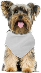 4pcs Large Dog Bandanas Wear-Resistant Triangle Scarves for Pets Comfortable Cotton Material for Outdoor Activities Parties and Everyday Use