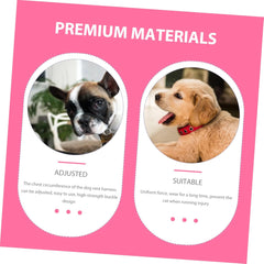 Dog Harness Chest Belt Pink Dog Leash Hauling Cable Traction Rope Comfortable Fit