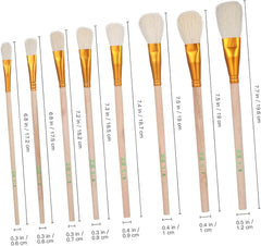 Kisangel 8pcs Pollinator Tools for Garden Use Hand Pollination Brush Set for Fruit Trees and Vegetables Portable Manual Pollination Tools and Yard Gardening