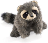 Folkmanis Baby Raccoon Hand Puppet, Gray, 1 EA