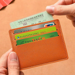 2 Pack RFID Blocking Leather Credit Card Holder,Slim Minimalist Front Pocket RFID Blocking Leather Wallets,Rfid Wallet Women,Minimalist Wallet for Men(6 card slots+1 money pocket)