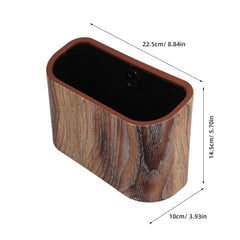 ARTIBETTER Mini Desk Trash Can 6L Compact Waste Basket for Office Home Lidless Small Garbage Bin for Bathroom and Kitchen Cute Countertop Wastebasket