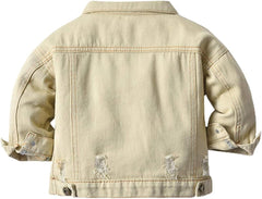 Joe Wenko Classic Kids Toddler Baby Boys & Girls Casual Outwear Denim Jacket