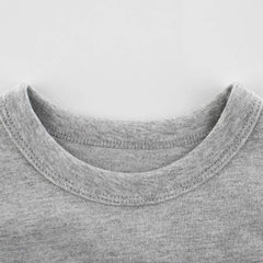 Girl Boy Long Sleeve T-Shirts - 3 Pieces Unisex Casual Solid Tee Shirt Crew Neck Cotton Tshirt Top