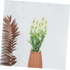 Cabilock Artificial Lavender Plant Realistic Faux Flowers for Home Decor Wedding Centerpieces Photography Props Easy to Clean Suitable for Windowsills Dining Tables Rooms